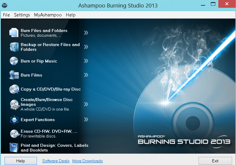 Ashampoo Burning Studio 2013 For Free