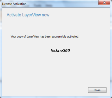LayerView license activated