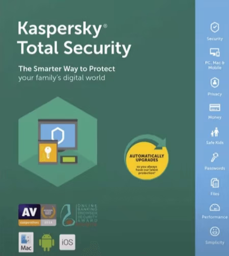 Kaspersky Total Security 2020 Free for 92 Days[Windows]