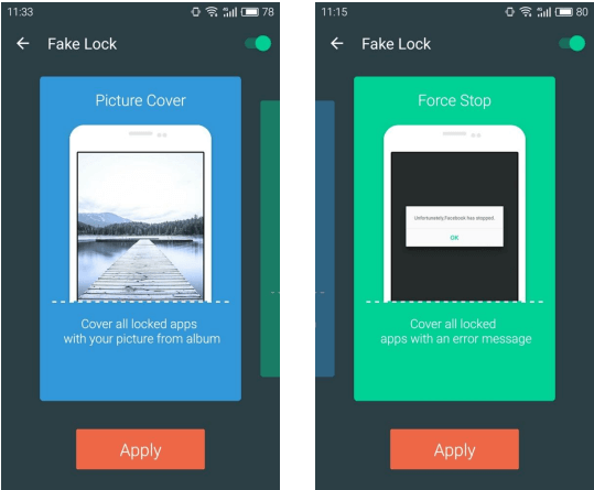 fake lock