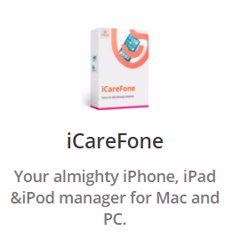 Free License of iCareFone - iOS  Data Manager [PC/Mac]