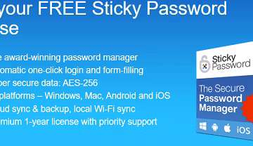 Sticky Password 8.9 Premium Free for 1 Year [Win/Mac/iOS/Android]