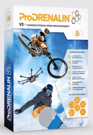 ProDRENALIN V2 Plus Free License - Mobile & Action Cam Video Optimization