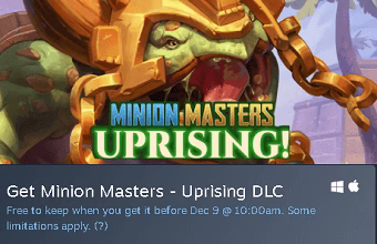 Uprising -Minion Masters Game DLC Available for Free