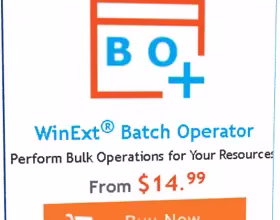 WinExt Batch Operator Free 1 Year License -Perform Bulk Operations
