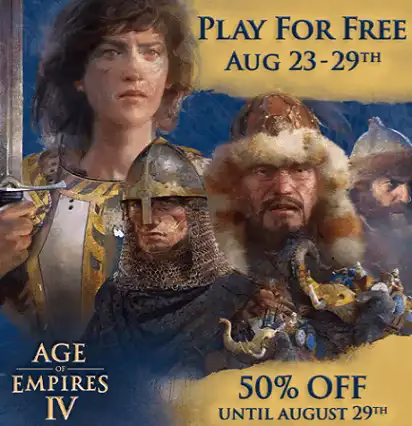 Age of Empires 4 PC Game Free To Play and Available at 50% Off