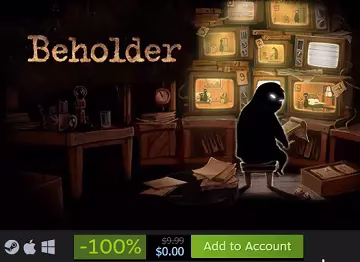 Beholder - Adventure & Role Playing Game  Free for a Limited Time