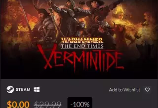 Warhammer: End Times - Vermintide Free Steam Key [PC Game]