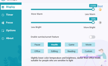 CareUEyes Pro Free Full Version- PC blue light filter & Eye Protection