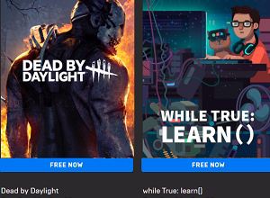 Dead by Daylight and  While True: learn() Games Now Free