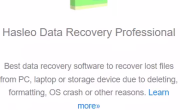 Hasleo Data Recovery Pro License for Free [Windows]