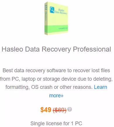 Hasleo Data Recovery Pro License for Free [Windows]