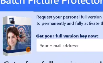 Batch Picture Protector Free License - Watermark Bulk Photos