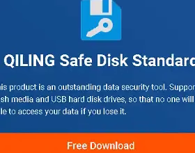 QILING Safe Disk Standard Free License - Data Security tool for Windows