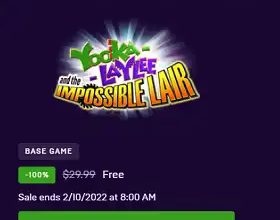 Yooka-Laylee and the Impossible Lair-PC Game Now Available for Free
