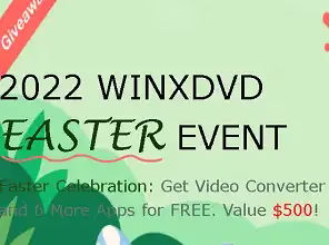 WINXDVD EASTER EVENT 2022 - $500 Worth 6 Software's for Free