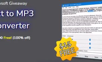 VOVSOFT Text to MP3 Converter Free License - Text-to-Speech Converter