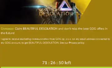 Beautiful Desolation Game Now Free for a Limited Time [PC]