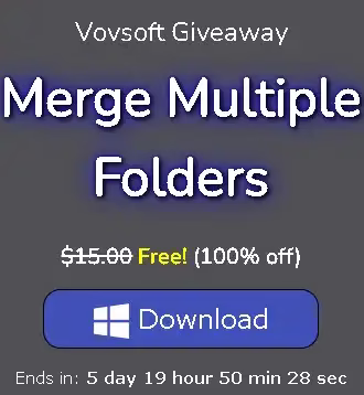 Vovsoft Merge Multiple Folders Free License -Combines multiple folders into One Vovsoft Merge Multiple Folders Free License -Combines multiple folders into One