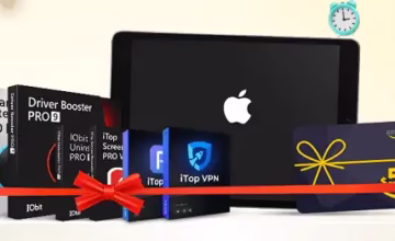 IObit Back to School Giveaway-6 software licenses, an Amazon gift card, and an iPad