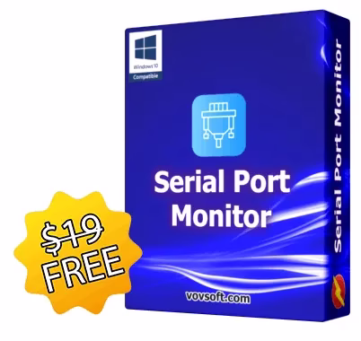 Vovsoft Serial Port Monitor Free License - Reads and sends COM port data