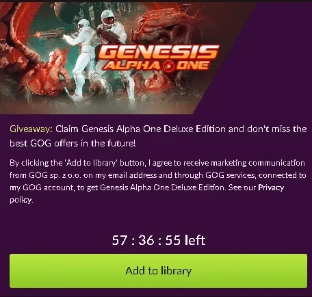 Genesis Alpha One Deluxe Edition is available for free [Limited Time Giveaway]