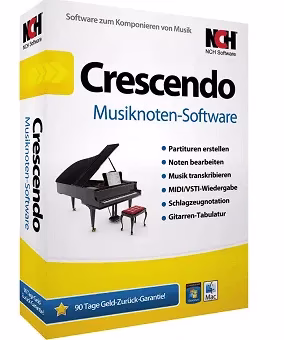 Crescendo Music Notation Editor Master's Edition Free 1 Year License