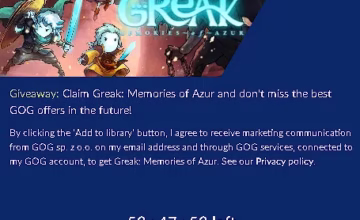 Greak: Memories of Azur PC Game Free for a Limited Time [Standard Edition]