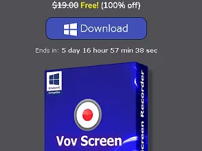 Vov Screen Recorder: 1 Year License for Free—Capture Desktop screen