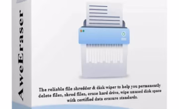 AweEraser 5.2 Free License (value $49): Data erasure App [Win/Mac]