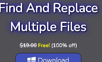Get a Free $19 License for Vovsoft Find and Replace Multiple Files!