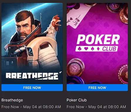 Breathedge and Poker Club: Get Them for Free While You Can