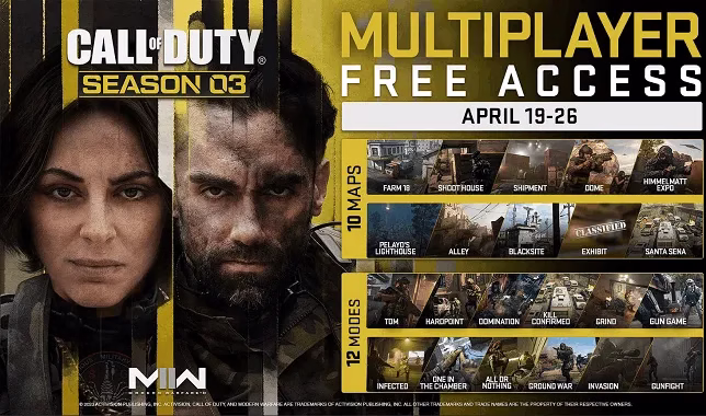 Call of Duty Modern Warfare 2: Free-to-Play for a Week Call of Duty Modern Warfare 2: Free-to-Play for a Week