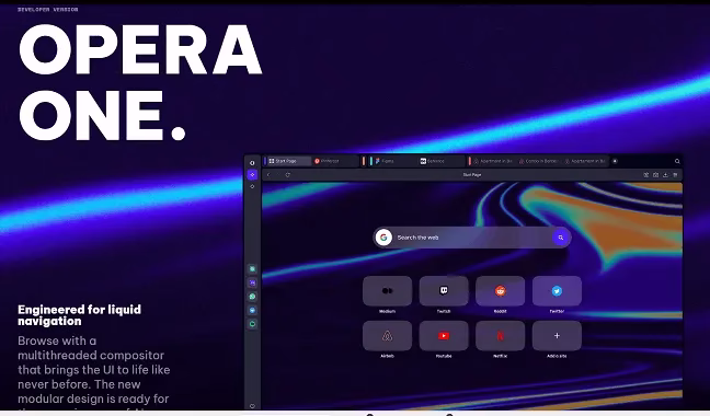 Opera One: Opera's New Flagship Browser Opera One: Opera's New Flagship Browser