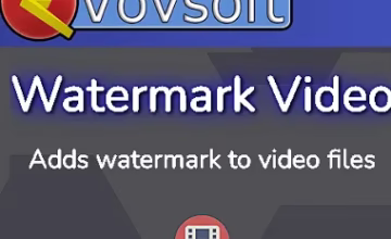 Get Vovsoft Watermark Video for Free: $19 Value