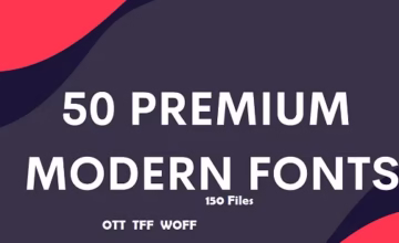 ELDAMAR STUDIO's 50 Premium Modern Fonts Worth $29 for Free