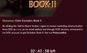 Eschalon: Book II - Free Download on GOG for a Limited Time