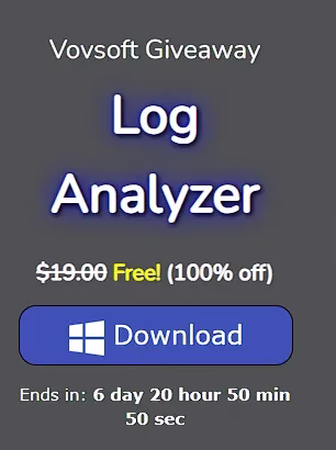 Vov Log Analyzer Giveaway: Free License Worth $19