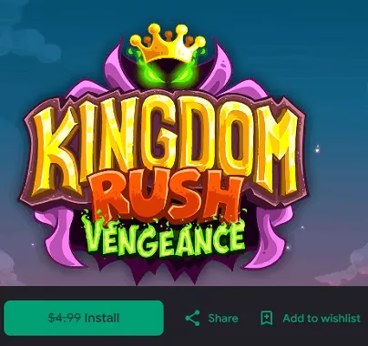 Kingdom Rush Vengeance TD Game: Free for a Limited Time!