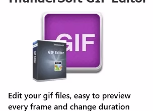 ThunderSoft GIF Editor Free 1 Year License