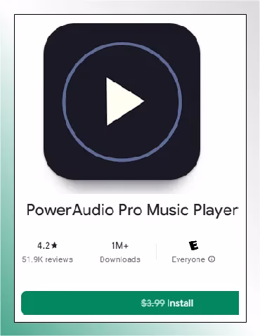 PowerAudio Pro: Android Music Player with Equalizer Now Free
