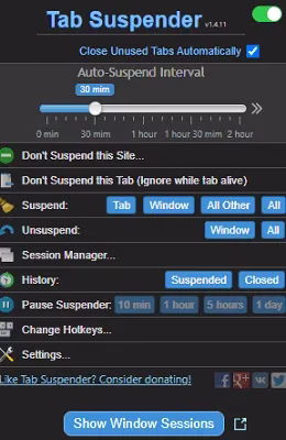 Tab Suspender: Boost Your Browser's Performance by Managing Open Tabs