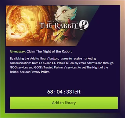 The Night of the Rabbit: Now Free on GOG!