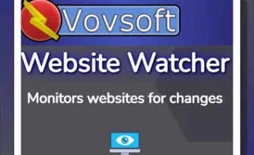 VOVSOFT Website Watcher License for Free [Windows]