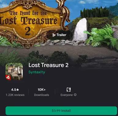 Lost Treasure 2 -Puzzle adventure game Now free [Android & iOS]