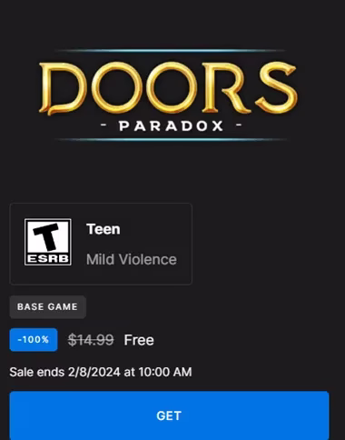 Doors: Paradox - Now Free on Epic Games Store