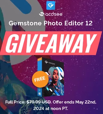 ACDSee Gemstone Photo Editor 12-Free License (Value $79.99)
