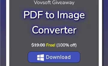 Vovsoft PDF to Image Converter Free License (Worth $19)