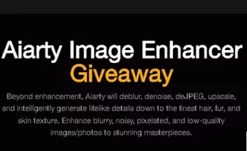 Aiarty Image Enhancer 3.1 Free 1 Year License [Windows/ Mac]