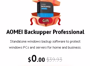 AOMEI Backupper Pro 7.5 Free Full Version License[1 Year]
